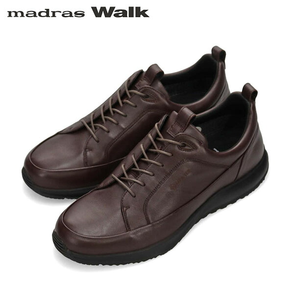 マドラスウォーク madras Walk メンズ ゴアテックス レザースニーカー カジュアルシューズ MW7600 D-BROWN 防水透湿 MADMW7600DBR