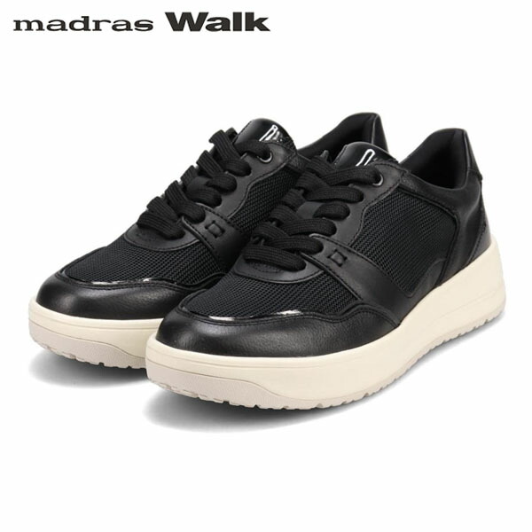 マドラスウォーク madras Walk レディース ゴアテックス スニーカー MWL1032 BLACK ブラック 防水透湿 GORE-TEX 全天候 雨 MADMWL1032BLA