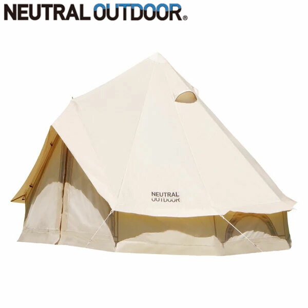 ニュートラルアウトドア NEUTRAL OUTDOOR NT-TE01 GE テント2.5 ベージュ アイボリー 2~3人用 コンパクト グランピング 耐水 収納袋付 NT23456