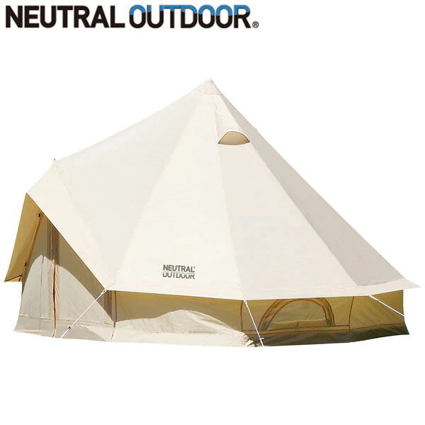 ニュートラルアウトドア NEUTRAL OUTDOOR NT-TE02 GE テント3.0 ベージュ アイボリー 3～5人用 ファミリー グランピング 耐水 収納袋付 NT23457