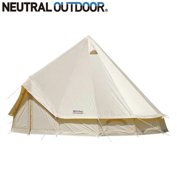 ニュートラルアウトドア NEUTRAL OUTDOOR NT-TE03 GE テント4.0 ベージュ アイボリー 5～8人用 グランピング 耐水 収納袋付 NT23458