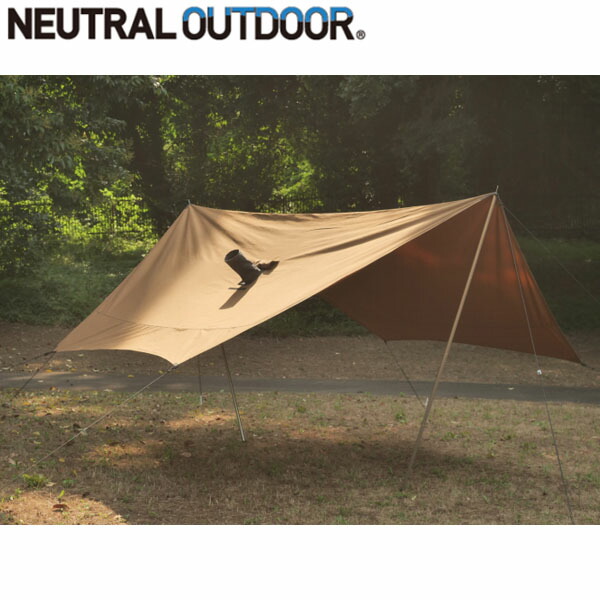 ニュートラルアウトドア NEUTRAL OUTDOOR NT-TA12 TCタープ3.0 チムニー ブラウン ヘキサ型タープ 煙突穴 チムニーアダプター別売 NT67640