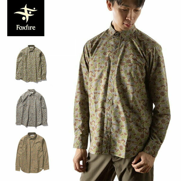 楽天市場】フォックスファイヤー Foxfire メンズ シャツ 長袖 TS