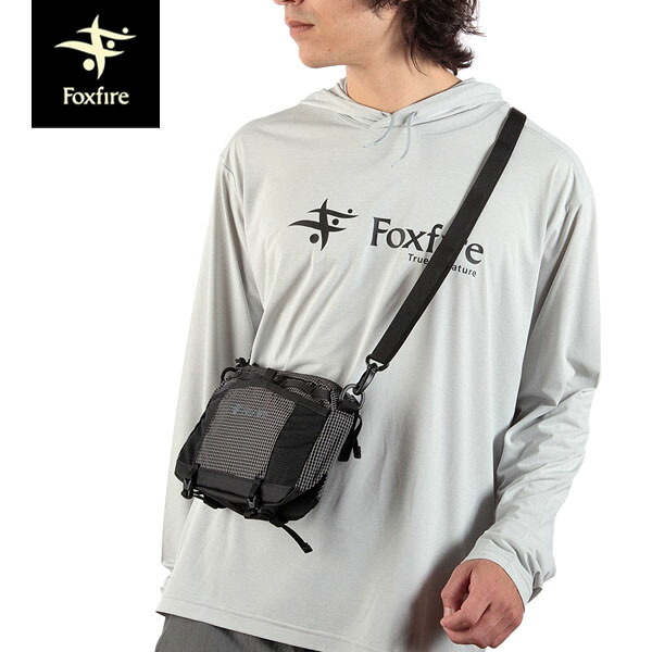 フォックスファイヤー Foxfire 釣りバッグ フィッシングバッグ RSライトチェストパック ブラック(025) FOX502155802500
