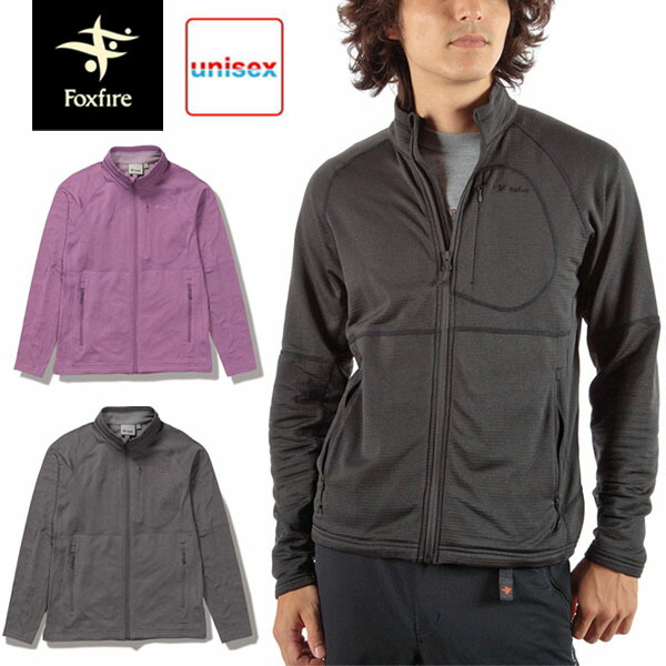 フォックスファイヤー Foxfire ユニ一発やる メンズ レディース フリース 上衣 TS EX STグリッドフルジップ  TS EX ST Grid Full Zip 静電気押しとどめる FOX5113447