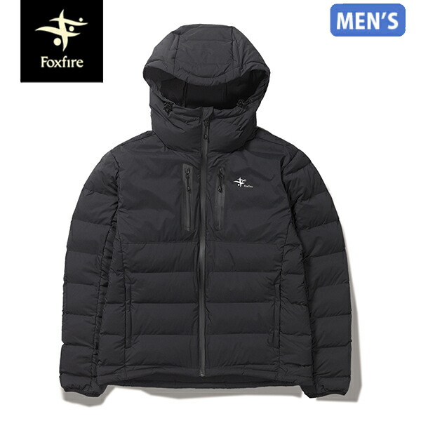フォックスファイヤー Foxfire メンズ アウター サーモフラッフィジャケット ブラック（025）Thermo Fluffy jacket 防寒 冬 ストレッチ 保温 静電気防止  FOX5113449025