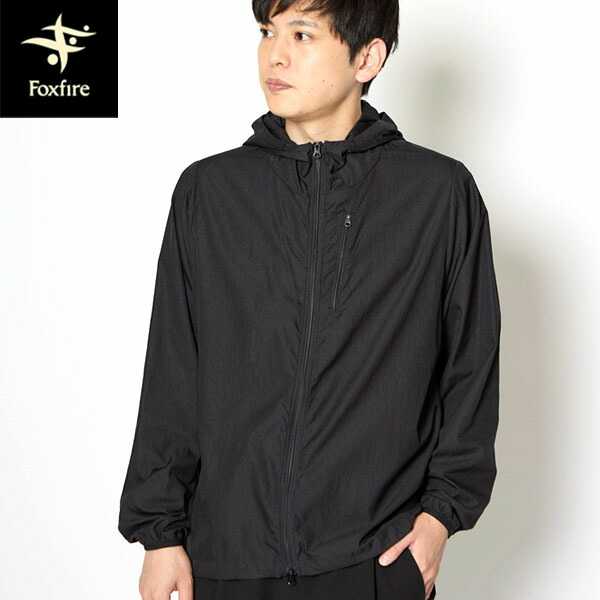 フォックスファイヤー Foxfire メンズ マウンテンパーカー トラベルジャケット FISHDOMシェルジャケット ブラック 旅行 ウィンドシェル FOX6913694025