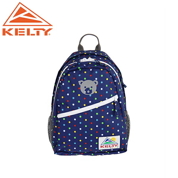 ケルティ バックパック プレスクールバッグ 10L 3259250022 ネイビー 紺色 水玉 ドット柄 キッズ用 KELTY PRESCHOOL BAG NavyDot KEL4573163257940