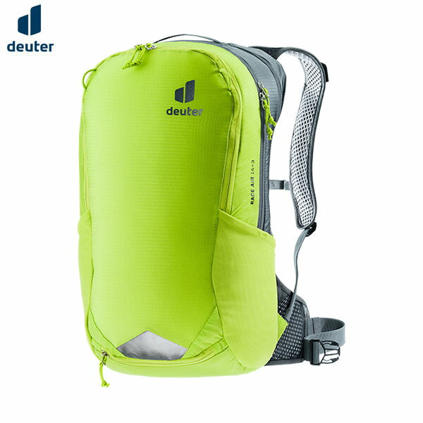 deuter ドイター エアー 14+3 シトラス×グラファイト バックパック リュック ハイドレーション 自転車 マウンテンバイク D3204423-8403 DEU32044238403画像