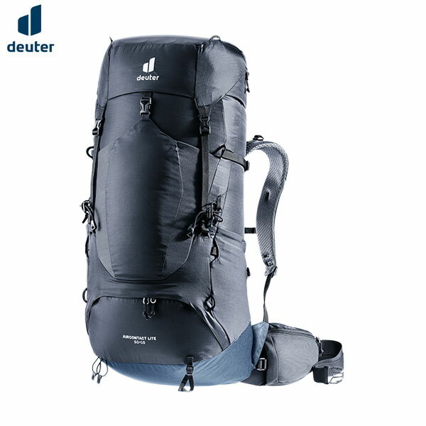 【楽天市場】deuter ドイター エアコンタクトライト 50 + 10 ブラック×マリン バックパック リュック 登山 ハイキング 背面調整