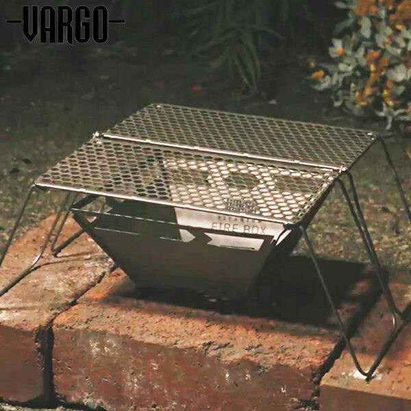 VARGO T-320 バーゴ チタニウムファイヤーボックス&グリル(セット) VART320|ギーク