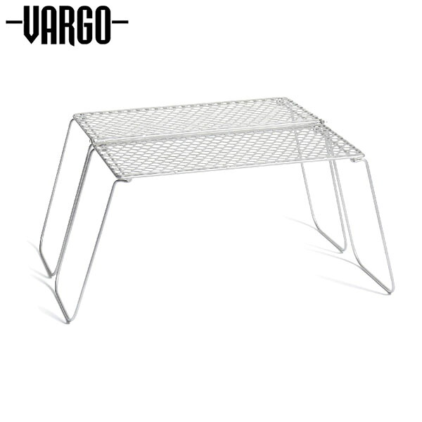 バーゴ VARGO チタニウム バイフォールドグリル 折り畳み式グリル ミニテーブル キャンプ バーベキュー アウトドア T-488 VART488