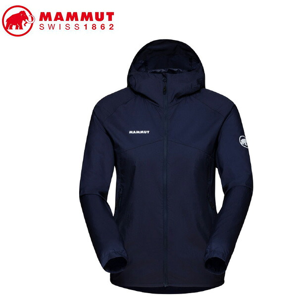 MAMMUT 1012-00540 Convey WB Hooded Jacket AF Women marine Apparel マムート レディース アウトドアジャケット ネイビー MAM1012005405118｜ギーク