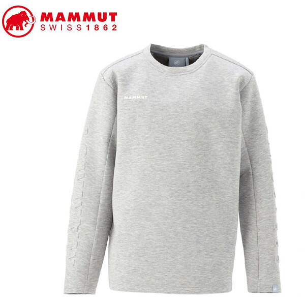 MAMMUT 1014-04970 Dyno 2.0 ML Crew Neck AF platinum melange Apparel マムート ユニセックス スウエットトレーナー グレー MAM10140497000712 10,271円