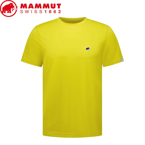 マムート MAMMUT 1017-05080 半袖Tシャツ メンズ Mammut Essential T-Shirt AF Men acacia PRT1 アジアンフィット 普段着 キャンプ 部屋着 MAM1017050801332