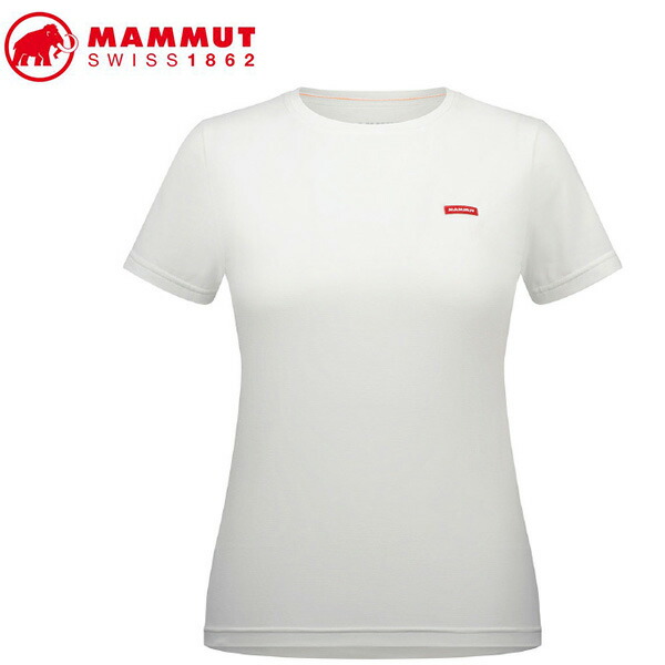MAMMUT 1017-05090 Mammut Essential T-Shirt AF Women white PRT2 Apparel マムート レディース Ｔシャツ ホワイト MAM10170509000472