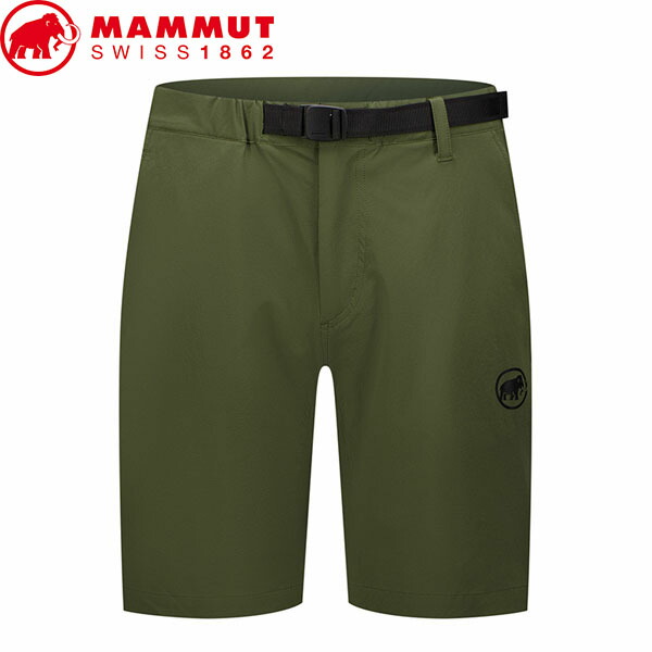マムート MAMMUT 1023-00474 ショートパンツ ハーフパンツ メンズ Trekkers IV Shorts AF Men dark marsh アジアンフィット 短パン 撥水 登山 川遊び キャンプ MAM10230047440284｜ギーク