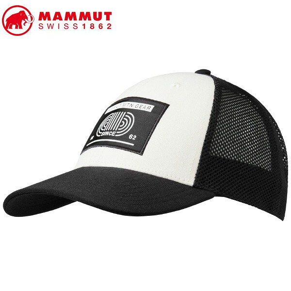 MAMMUT 1191-01770 Baseball Mesh Cap black-white Apparel Accessories マムート ユニセックス 帽子 ブラック MAM1191017700047