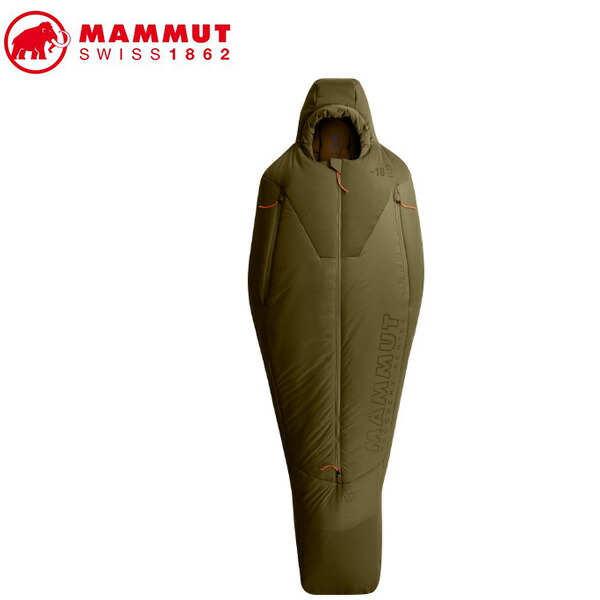 MAMMUT 2410-03470 Protect Fiber Bag -18C XL olive Sleeping Systems マムート ギア シュラフ カーキグリーン MAM2410034704072｜ギーク