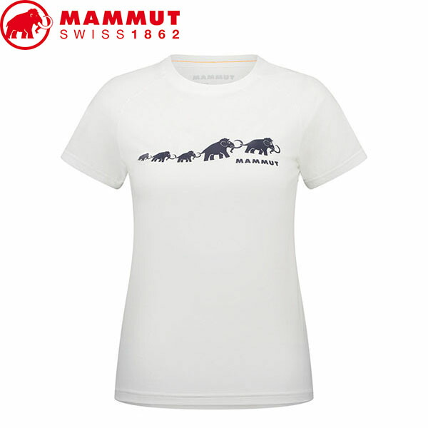マムート MAMMUT レディース Tシャツ QD Logo Print T-Shirt AF Women アジアンフィット white PRT3 MAM10170202200473