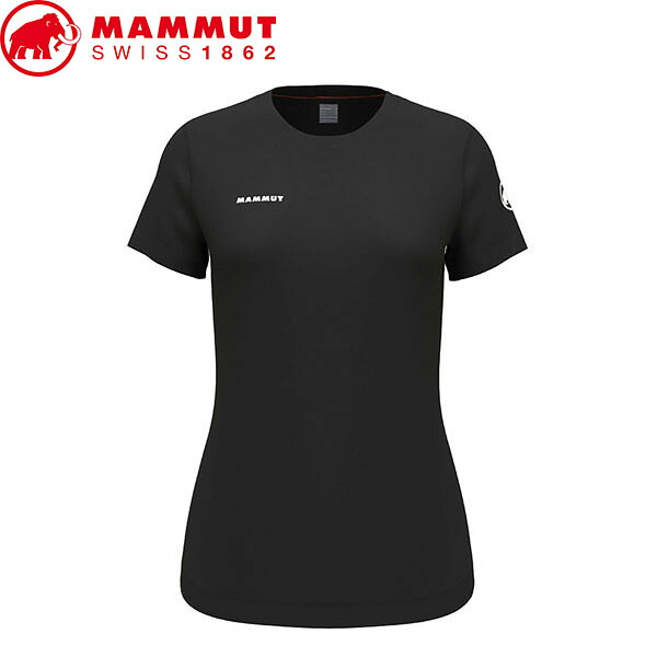 マムート MAMMUT レディース ティーシャツ Tree Wool FL T-Shirt AF Women アジアン相応う black MAM1017066900001