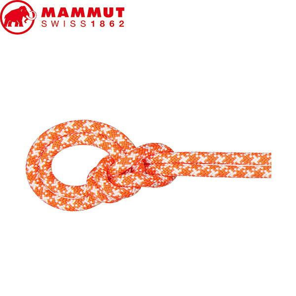 マムート MAMMUT ユニセックス ロープ クライミング用品 9.5 Crag Classic Rope 60m vibrant orange-white クライミングロープ 登山 山登り MAM2010056202237