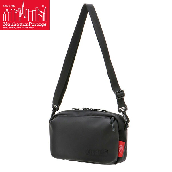 マンハッタンポーテージ ショルダーバッグ 防水 Manhattan Portage Jogger(L)JPN Ver.2 EG Leather 600D HYDR Black ベジレザー MP1404L2VGL6BLK|ギーク