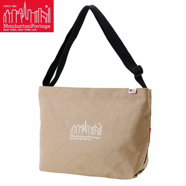 マンハッタンポーテージ ショルダーバッグ Manhattan Portage Clearview Shoulder Bag Canvas Beige キャンバス MP1482CNVSBEG