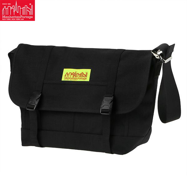 マンハッタンポーテージ Manhattan Portage ショルダーバッグ メッセンジャーバッグ ユニセックス Bike Messenger Bag MP1615 Black MP1615BLK｜ギーク