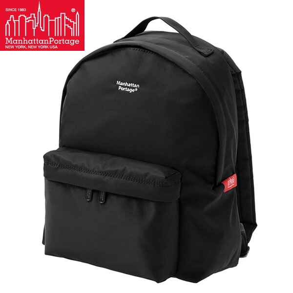 マンハッタンポーテージ 背嚢 うしろ側容器に並べる Manhattan Portage Park Ave Backpack Matte Twill Black 分かりやすい MP7208MTWLBLK