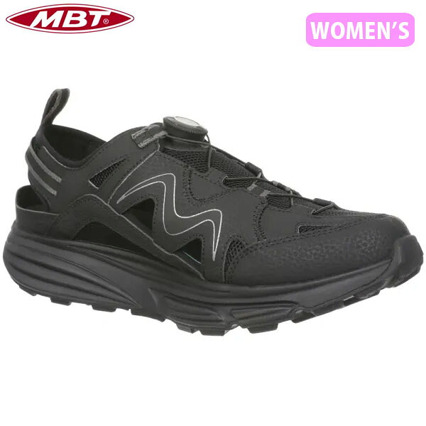 MBT エムビーティー レディース スニーカー サンダル 靴 KINABALU 19 BLACK/BLACK メッシュ素材 MBT703234257R|ギーク