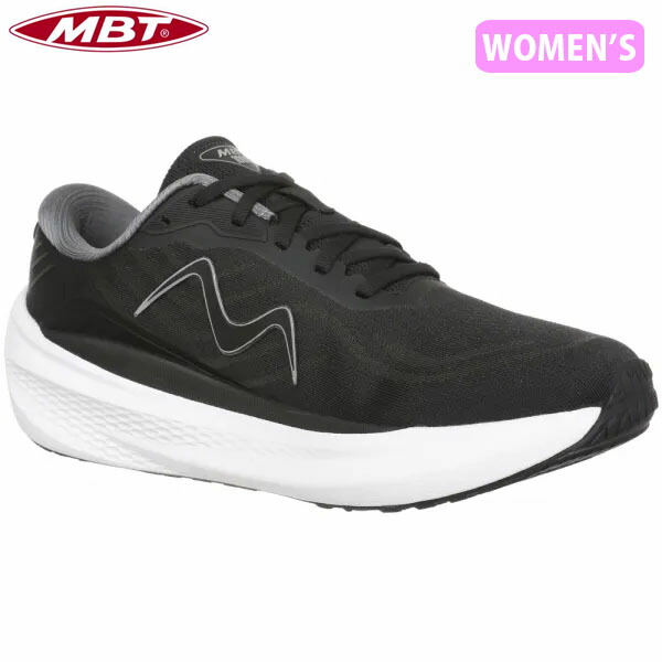 MBT エムビーティー レディース スニーカー 靴 MBT-1000 LACE UP BLACK 通気性 ぼうぜん自失吸いいれる 手向かい性 耐久性 MBT70360503Y