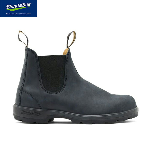 ブランドストーン クラシックス サイドゴアブーツ ユニセックス メンズ レディース BS587 Blundstone CLASSICS RUSTIC BLACK BS587056