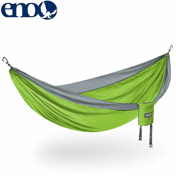 【楽天市場】イーノ ENO ハンモック 1人用 2人用 DoubleNest Hammock Chartreuse/Grey DN007
