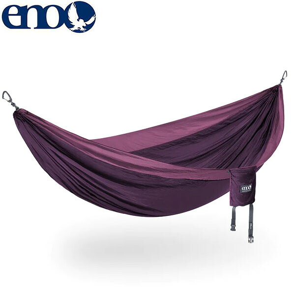 イーノ ENO ハンモック 1人用 2人用 DoubleNest Hammock Plum/Berry DN012 キャンプ ピクニック アウトドア ENO0811201019674｜ギーク