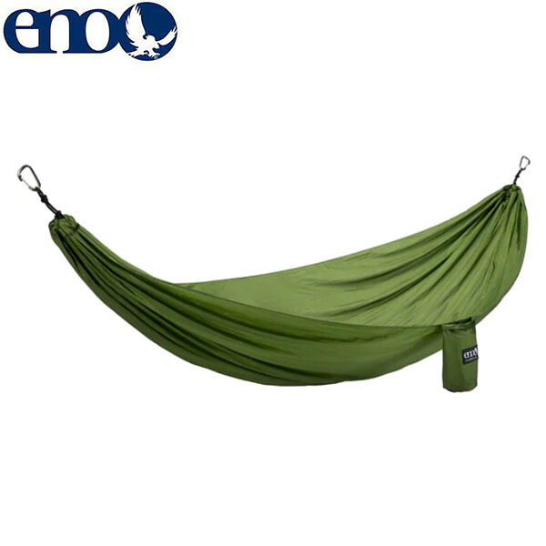 イーノ ENO ハンモック ストラップ付き Travel Nest Hammock+Straps Combo Moss TRN062 キャンプ ピクニック アウトドア ENO0850026605280|ギーク