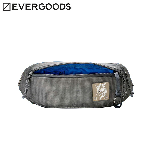 EVERGOODS CIVIC ACCESS SLING 2L - Kludde Edition Gravel Gray and Blue Flame CAS2 Kludde Edition HIP PACKS SLINGS エバーグッズ スリングバッグ EVE0850064919301｜ギーク