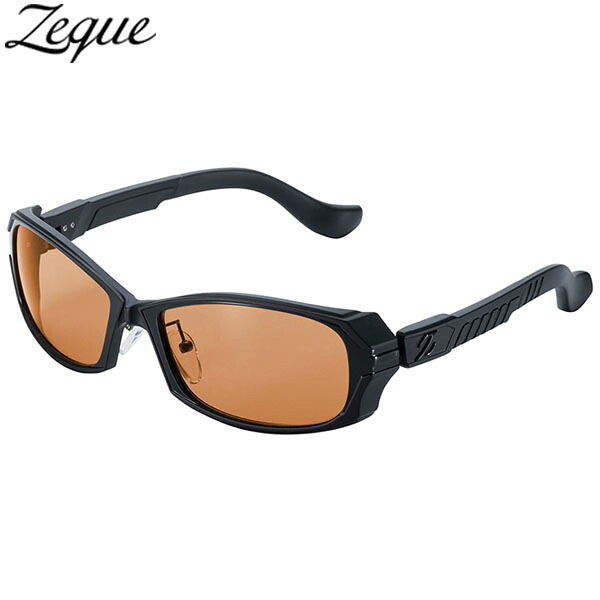 ゼクー Zeque 偏光サングラス DD F-2161 マットブラック/ ラスターオレンジ 6カーブ ジールオプティクス ZEAL OPTICS GLE4580274176251|ギーク
