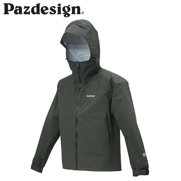 パズデザイン Pazdesign PBR-046 ブレスシェード3レイヤーレインジャケットII 火器金属元素 透湿雨合羽 御釣り アウトドア PAZPBR046GMT