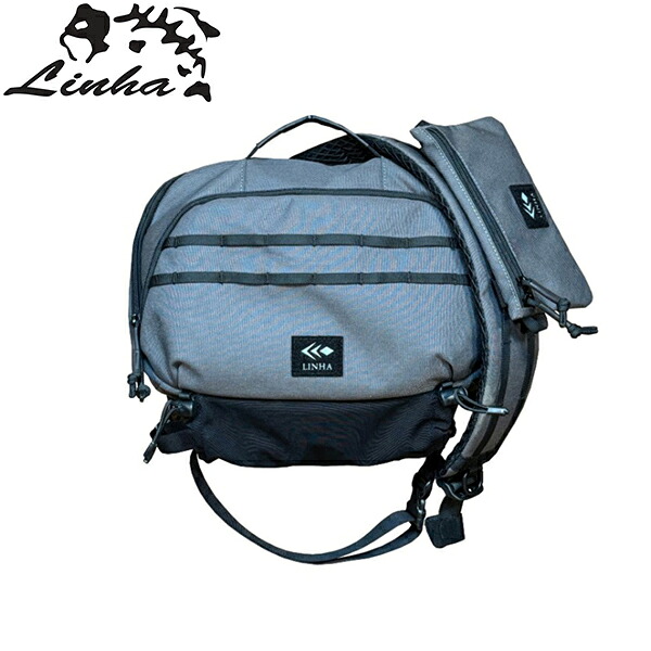 LINHA リーニア STP-03 SWITCH ONESHOULDER BAG THE RAPTOR GRAY ショルダーバッグ FISHING BAG LIN4571470440185|ギーク