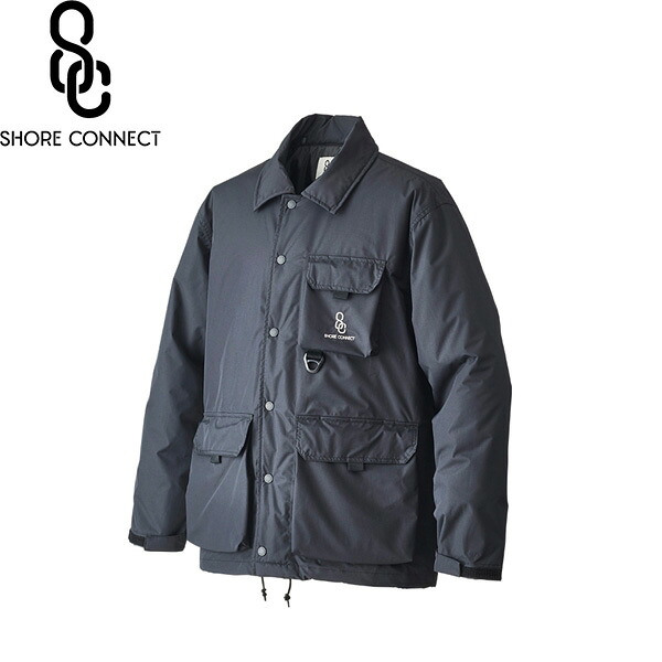 ショアコネクト 10007 SC ウィンターコーチジャケット 黒いこと SHORE CONNECT 双進 SCN10007BLK