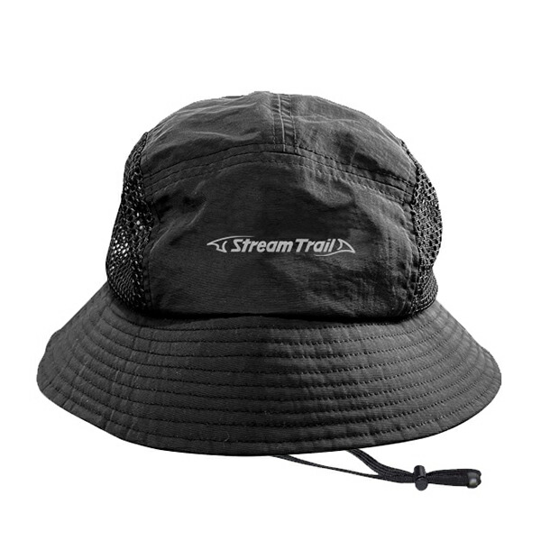 ストリームトレイル バケットハット 帽子 StreamTrail BucketHat Black STR4542870564542