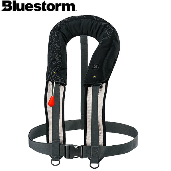ブルーストーム BLUESTORM 膨脹式ライフジャケット Reモーゲット ラヴァブラック BSJ-8330RS 国土交通省型式承認品 TypeA 高階救命器具 BLUBSJ8330RSLBL