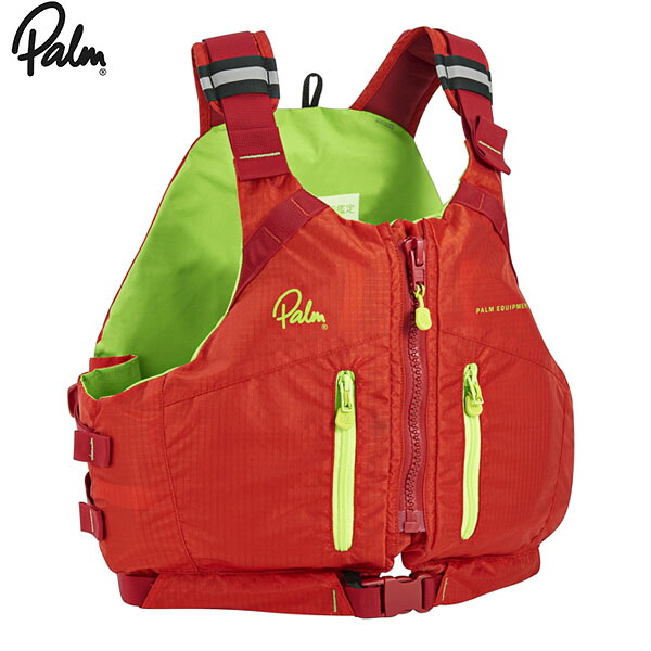 パーム Palm ライフジャケット PFD CompIIIコンプIII レッド レジャー性能鑑定適合品(L3) カヌー カヤック L3-CP23 高階救命器具 PALL3CP23RED|ギーク