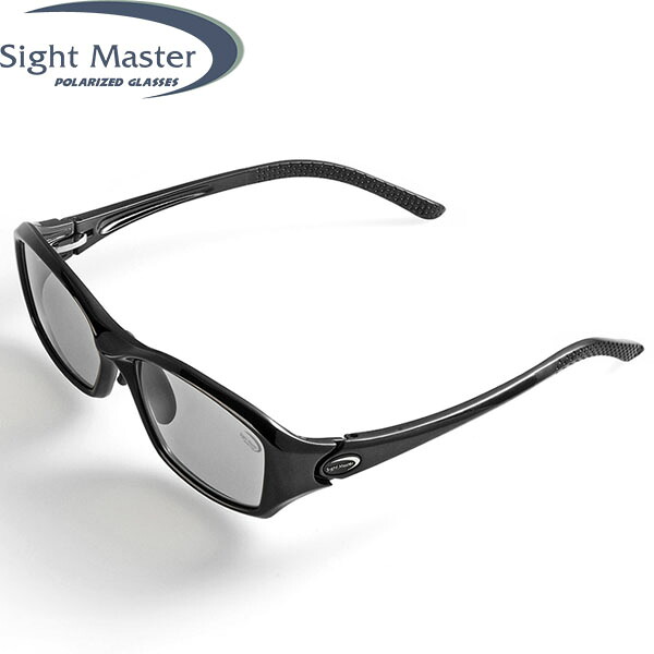 敷き地お師匠さん Sight Master 偏光黒眼鏡 釣り銭 眼鏡 オプティモブラック スーパーライトグレー 4曲線状の形 アウトドア SIG775127153200 フィッシング-偏光サングラス