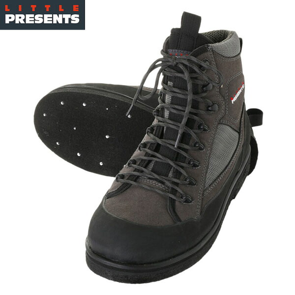 リトルプレゼンツ LITTLE PRESENTS SH-07 ミッドストリーム WD シューズ II ピンフェルトソール 薄墨色 MIDSTREAM WD SHOES II W/ STUDDED FELT SOLE LTPSH07GRY
