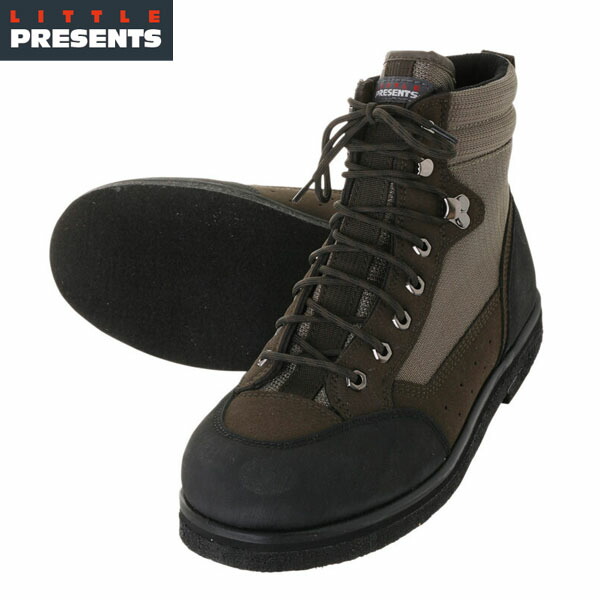 リトルプレゼンツ LITTLE PRESENTS SH-10 ともし火掛け目WDシューズ II  フェルトソール オリーブ薄墨色 LIGHT WEIGHT WD SHOES II W/ FELT SOLE LTPSH10OG