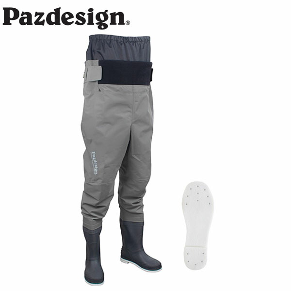 パズデザイン Pazdesign PBW-485 BSフィットハイブーツウェーダーII FS チャコール BS FIT HIGH BOOTS WADER II(FS) PAZPBW485CHA｜ギーク