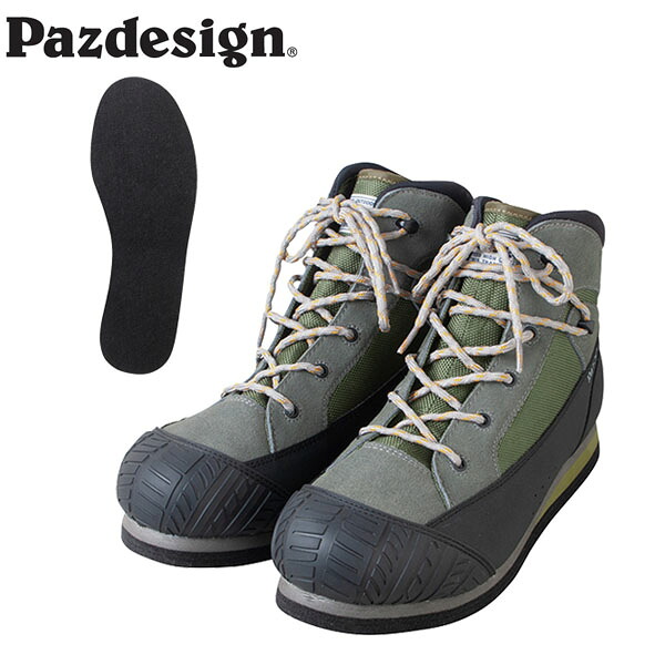パズデザイン Pazdesign ZWS-618 ライトウェイトウェーディングシューズVI FE オリーブ LIGHTWEIGHT WADING SHOES VI(FE) PAZZWS618OLV