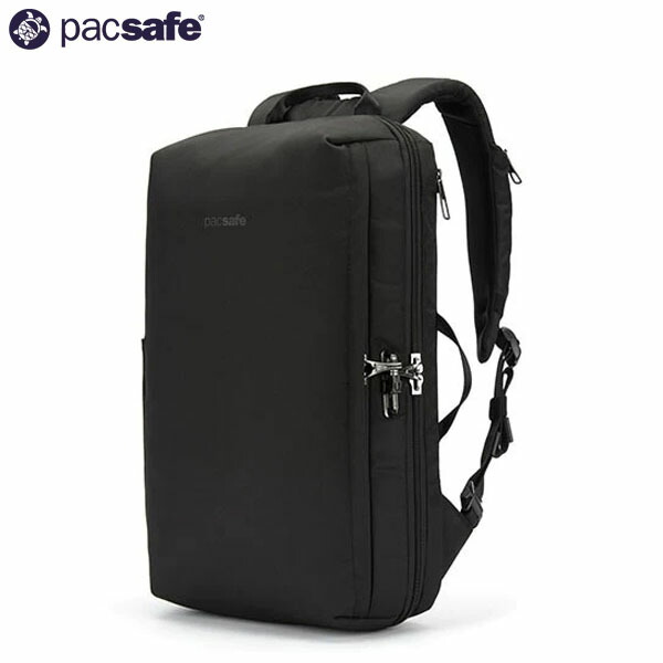 パックセーフ PacSafe リュック バックパック メトロセーフ コミューターパック ブラック RFID 盗難防止 旅行 トラベル 出張 防犯 Z-PAC12970335001000